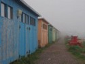 Colorful boat sheds could use a coat of paint